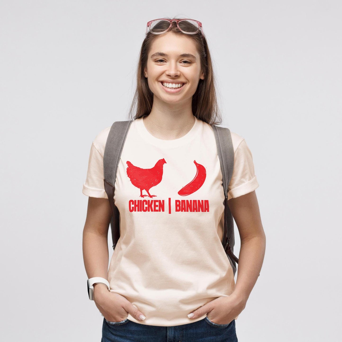 Chicken Banana T-Shirt | Funny Meme Shirt
