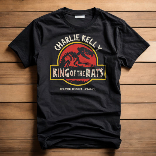 Charlie Kelly: King of the Rats T-Shirt | Always Sunny in Philadelphia Tribute Shirt
