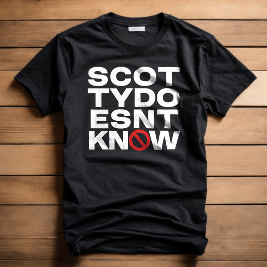 Scotty Doesn't Know T-Shirt | Euro Trip Parody