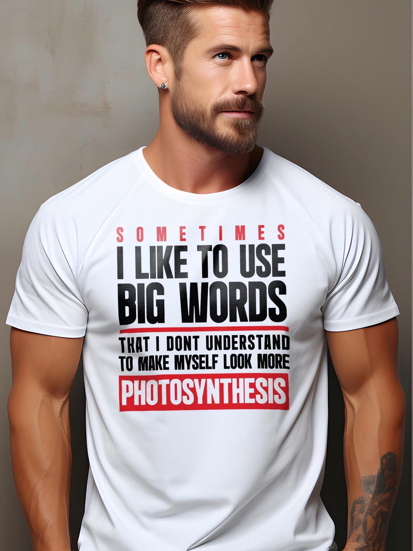 Big Words T-Shirt | Funny Shirts