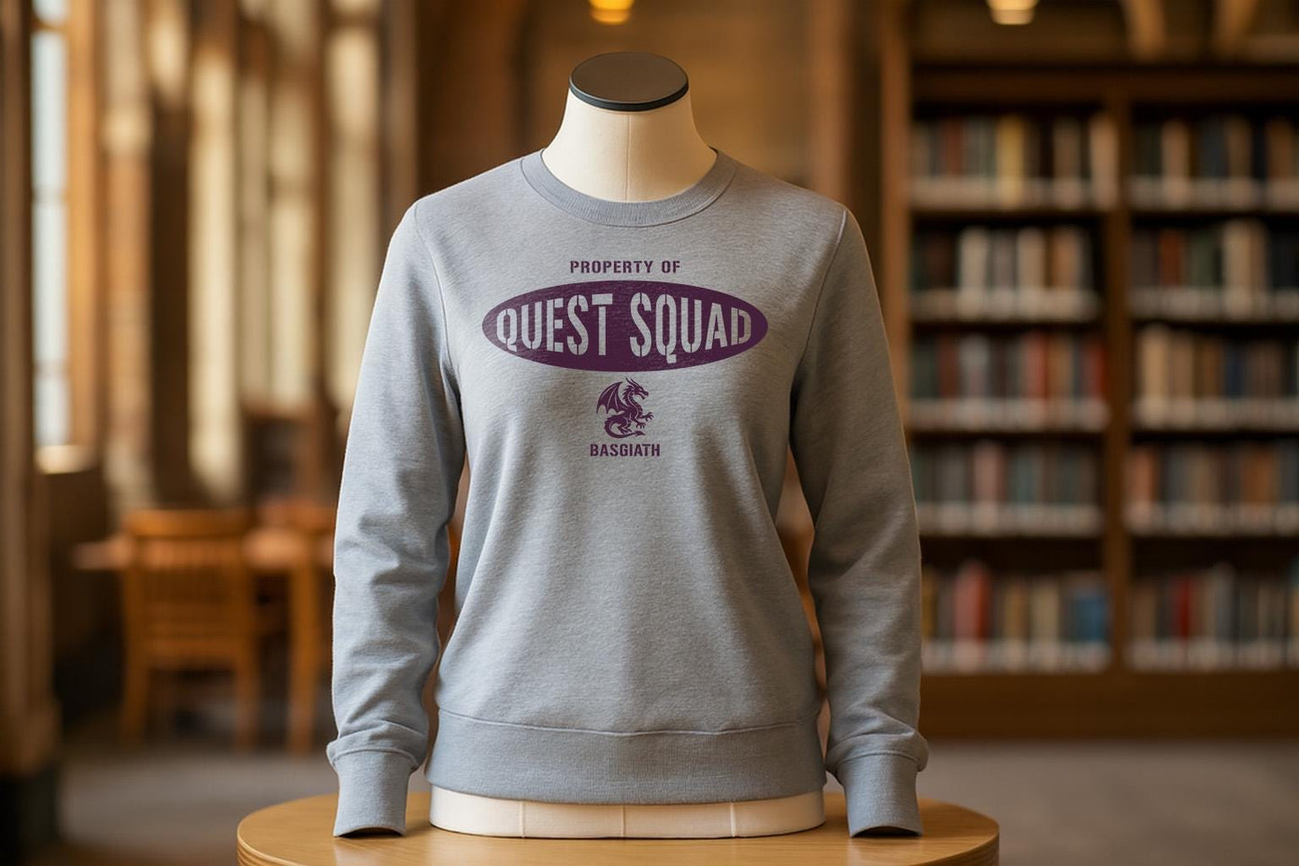 Quest Squad Crewneck | Fourth Wing Sweatshirt