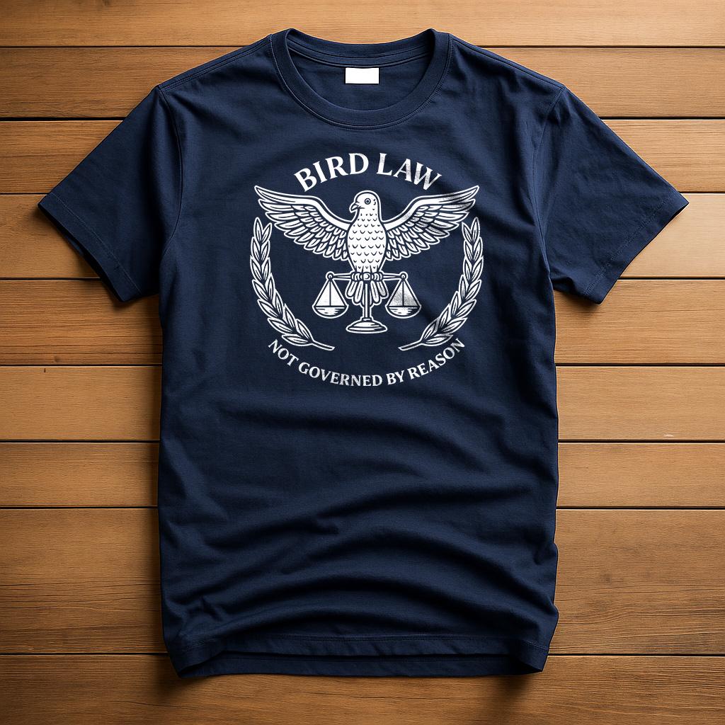 Bird Law T-Shirt | Always Sunny in Philadelphia Parody Apparel