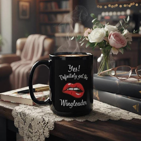 Yes, Definitely Get the Wingleader Black Coffee Cup | Fourth Wing Book Club