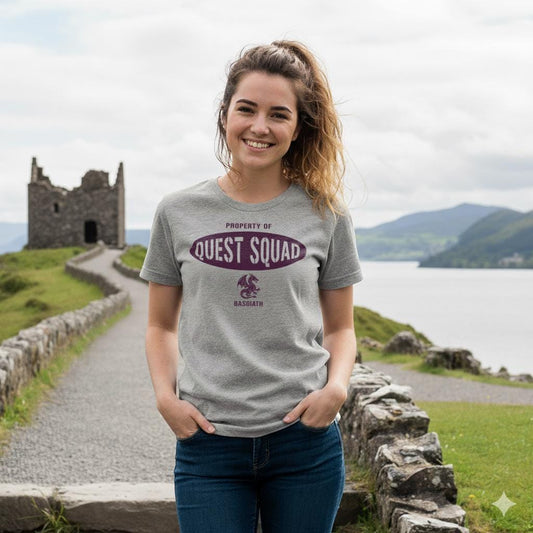 Quest Squad T-Shirt | Fourth Wing Fan Tee