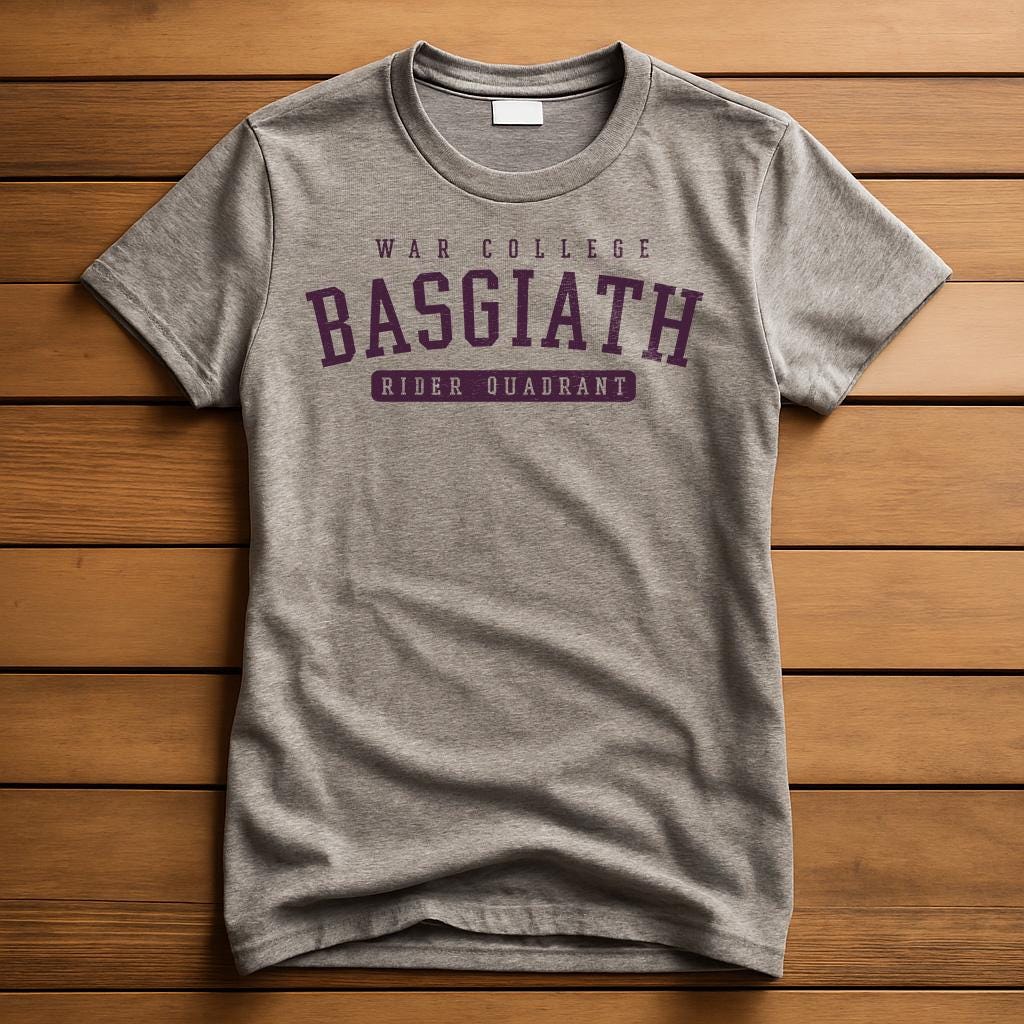 Riders Quadrant T-Shirt | Fourth Wing Fan Tee