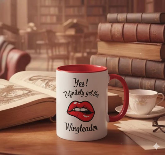 Yes, Definitely Get the Wingleader White with Red Coffee Cup