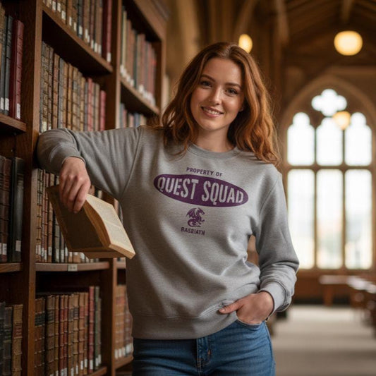 Quest Squad Crewneck | Fourth Wing Sweatshirt
