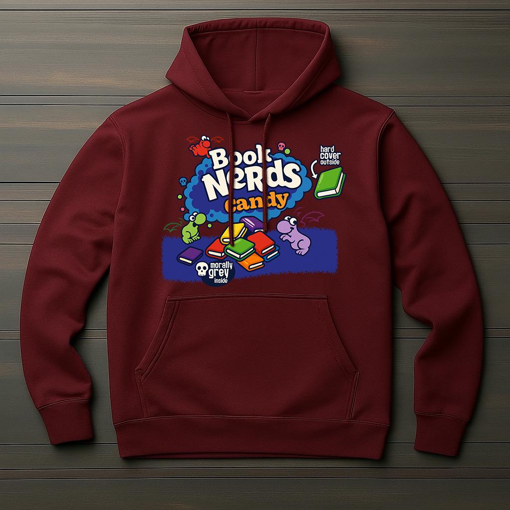 Book Nerds Hoodie | Morally Grey Hoodie