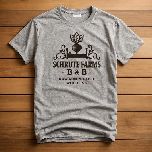 Schrute Farms B&B T-Shirt: The Office TV Show Fan Gift