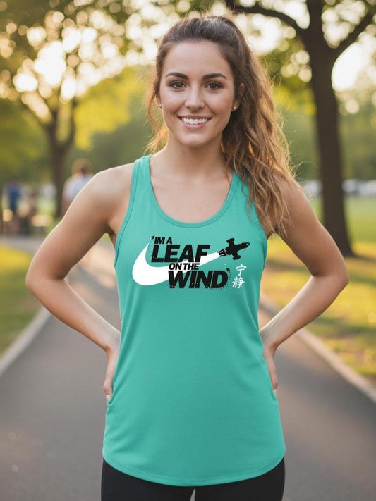 Leaf on the Wind Women’s Fitted Racerback Top
