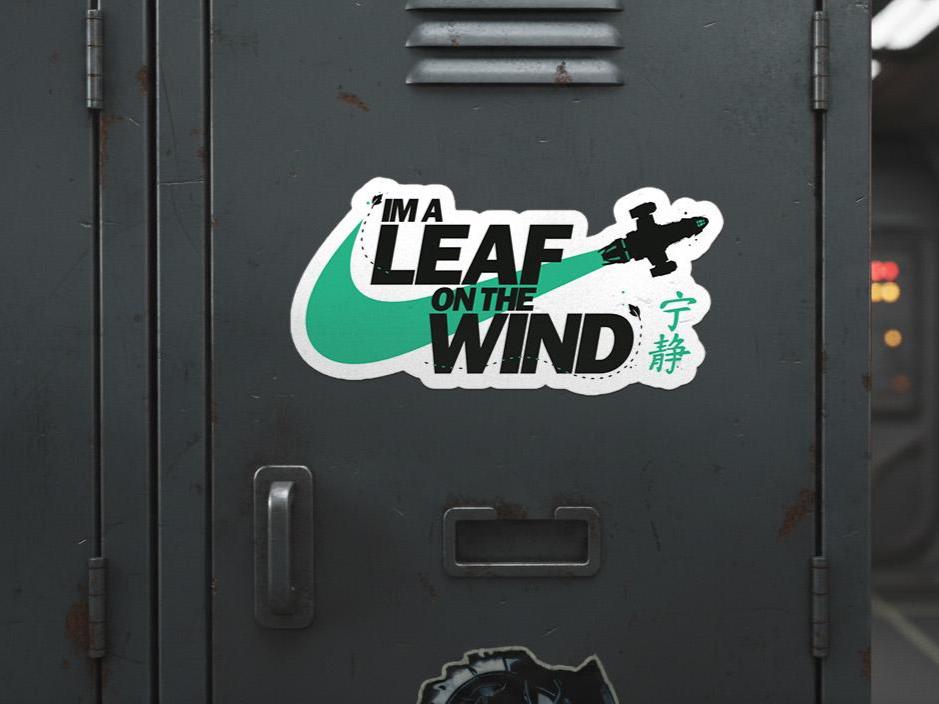 Im a Leaf on the Wind Sticker | Firefly Serenity Sticker