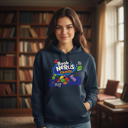 Book Nerds Hoodie | Morally Grey Hoodie
