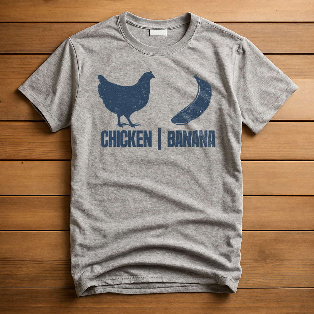 Chicken Banana T-Shirt | Funny Meme Shirt
