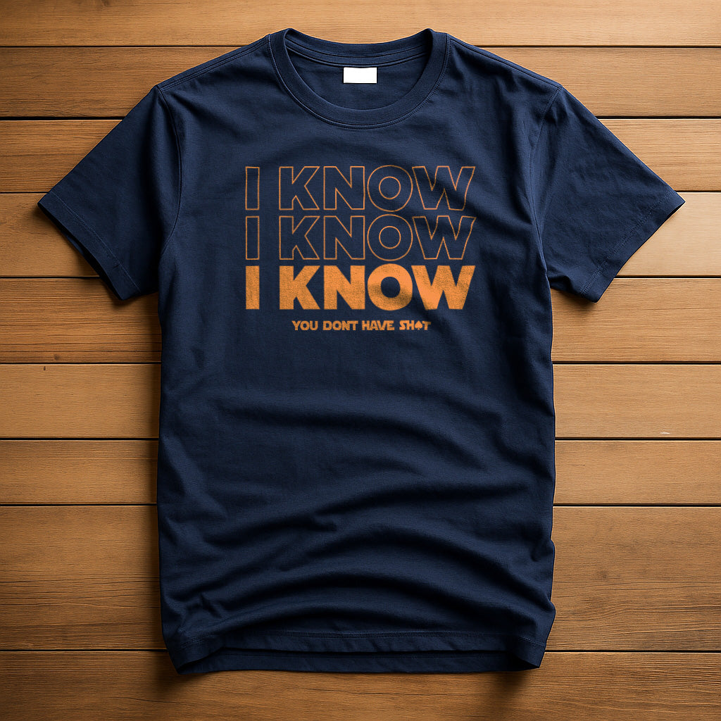 I Know Poker T-Shirt | Star Wars Parody Shirt