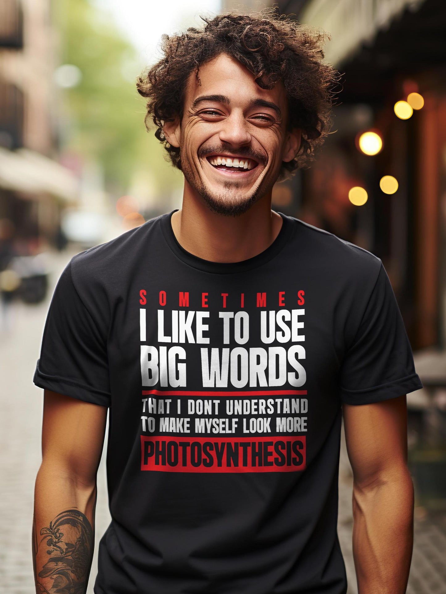 Big Words T-Shirt | Funny Shirts