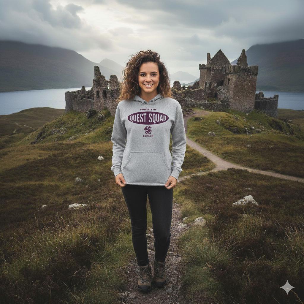 Quest Squad Hoodie | Fourth Wing Fan Apparel