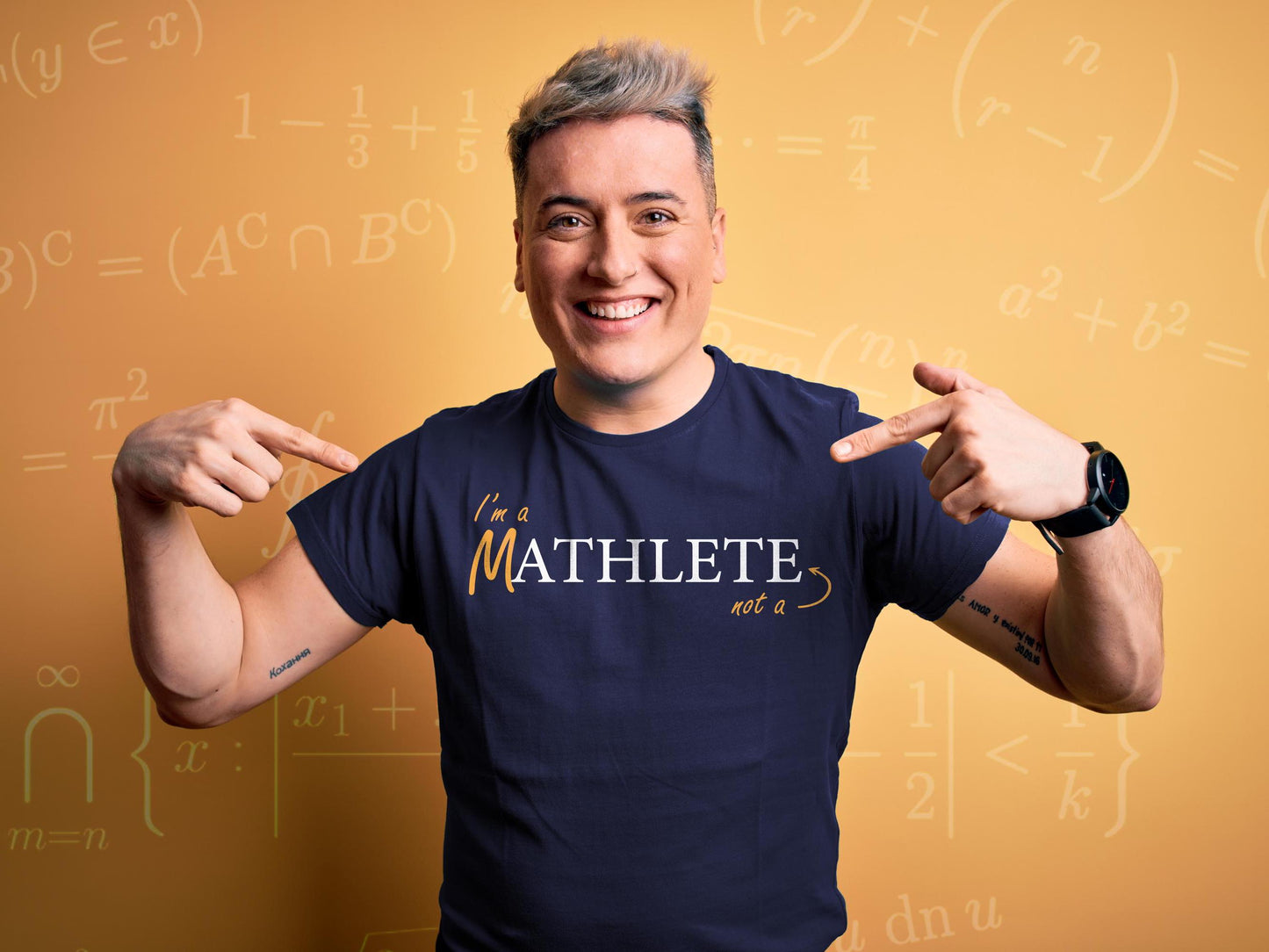 Mathlete Not Athlete T-Shirt
