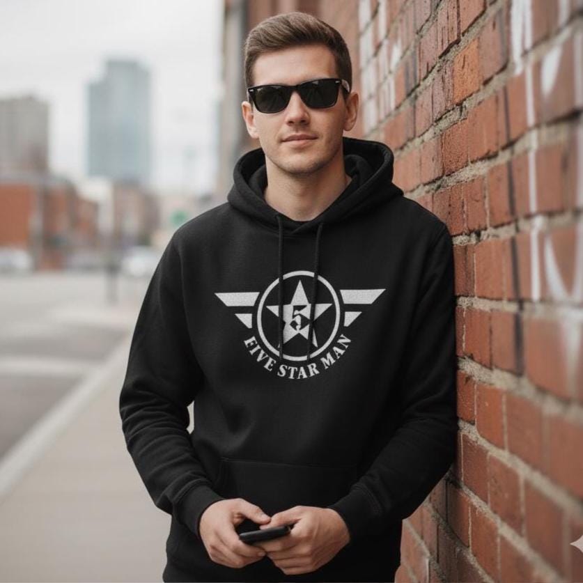 5-Star Man Hoodie | Always Sunny in Philadelphia Parody Apparel