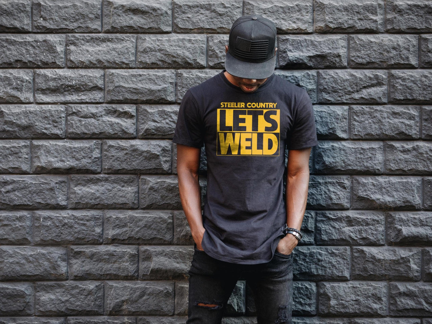 Lets Weld T-Shirt | Pittsburgh Steelers Tribute Shirt