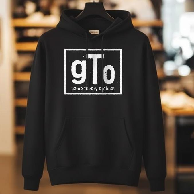 GTO Poker Hoodie | Game Theory Optimal Sweatshirt