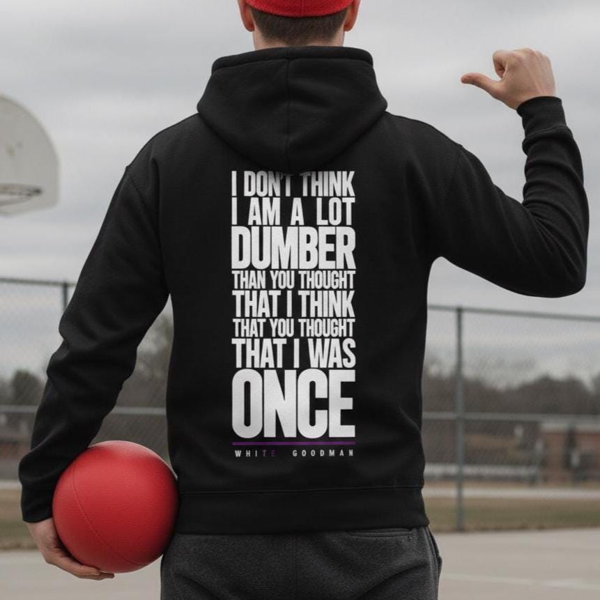 Dodgeball Movie Quote Hoodie | Purple Cobra Apparel