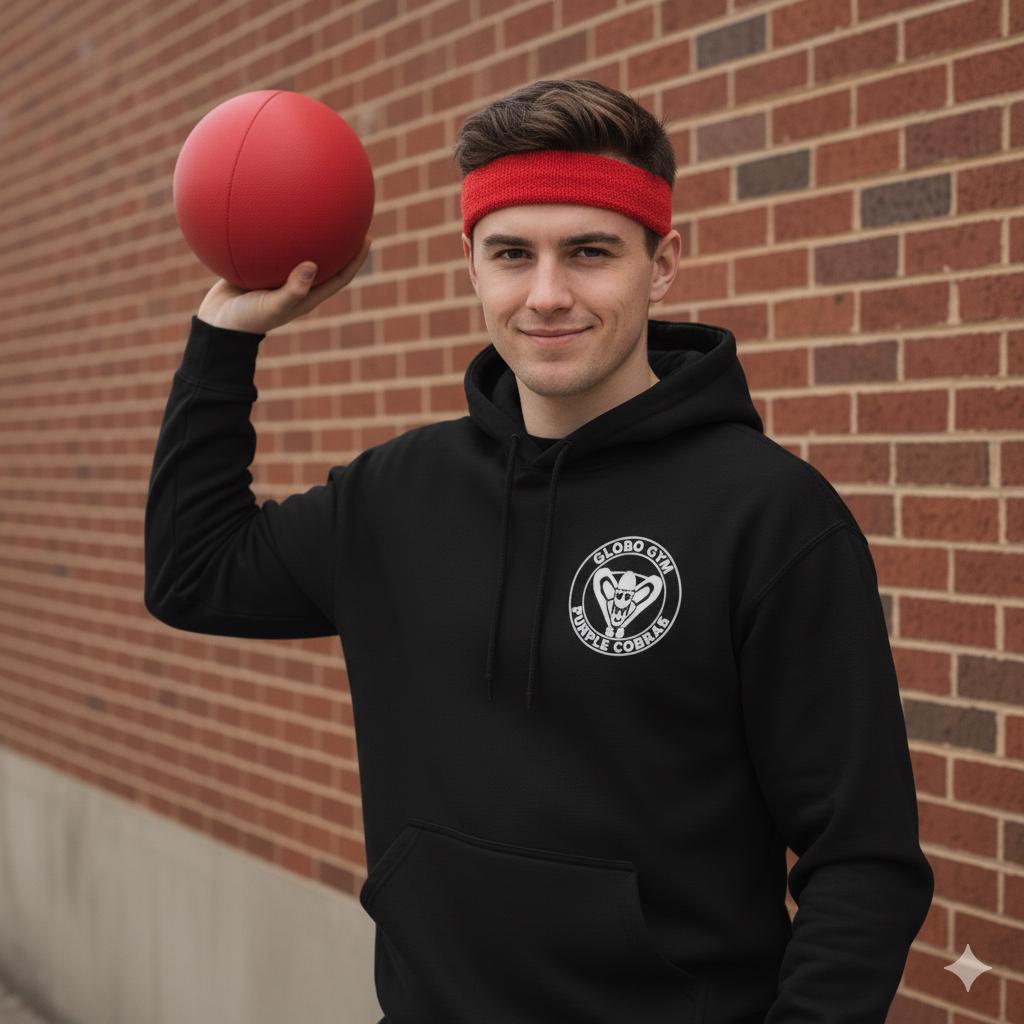 Dodgeball Movie Quote Hoodie | Purple Cobra Apparel